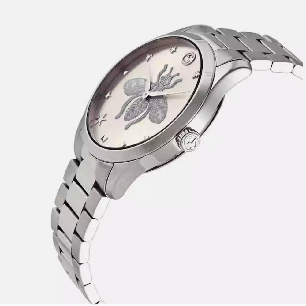 Gucci G-Timeless Silver Dial Ladies Watch - Picture 2 of 3